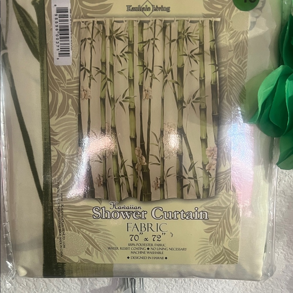 Hawaiian Bamboo Shower Curtain
